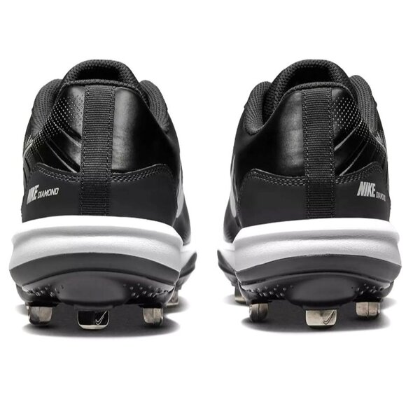 Nike Men's Size 8 Alpha Huarache Varsity 4 Low Metal Baseball Cleats - Picture 4 of 7